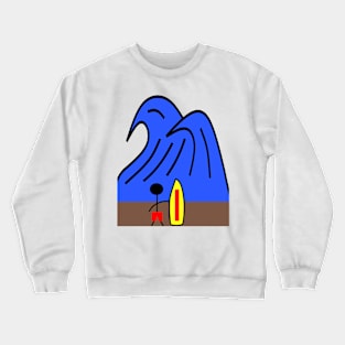 Surfing Surf Boards Crewneck Sweatshirt